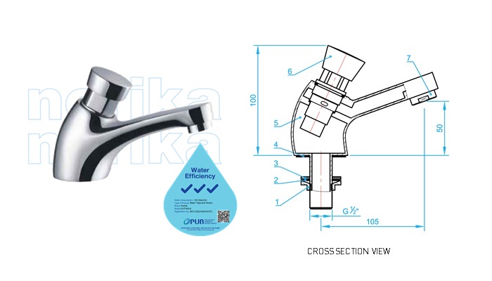 Delay Action Basin Faucet